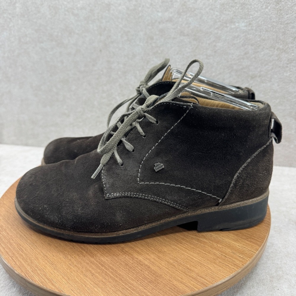 Finn Comfort Cranston Womens Suede Boots Size 6 Brown‎ Comfort Support Everyday - Picture 2 of 10